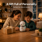 OUROBOT AI Companion Robot, Voice Chat Smart Desktop Robot with Smart Reminders & Friendly Interaction, Wi-Fi Enabled Rechargeable Robot Gift for Kids & Adults, Home & Office