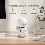 OUROBOT AI Companion Robot, Voice Chat Smart Desktop Robot with Smart Reminders & Friendly Interaction, Wi-Fi Enabled Rechargeable Robot Gift for Kids & Adults, Home & Office
